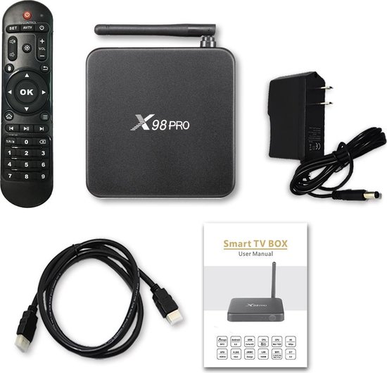 Android TV Box X98 PRO 3/32GB KODI XBMC – Mediaspeler | bol.com