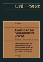 Einfuhrung in Das Wissenschaftliche Arbeiten