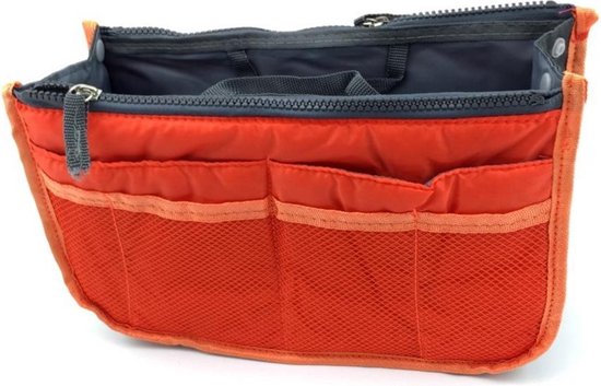 Organisateur de sac à main Bag in Bag - gardez votre sac (à main) propre et organisé! - 28cm * 9cm * 16,5cm - orange