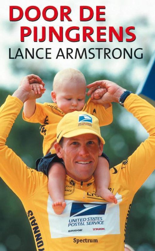 Cover van het boek 'Door de pijngrens' van S. Jenkins en Lance Armstrong