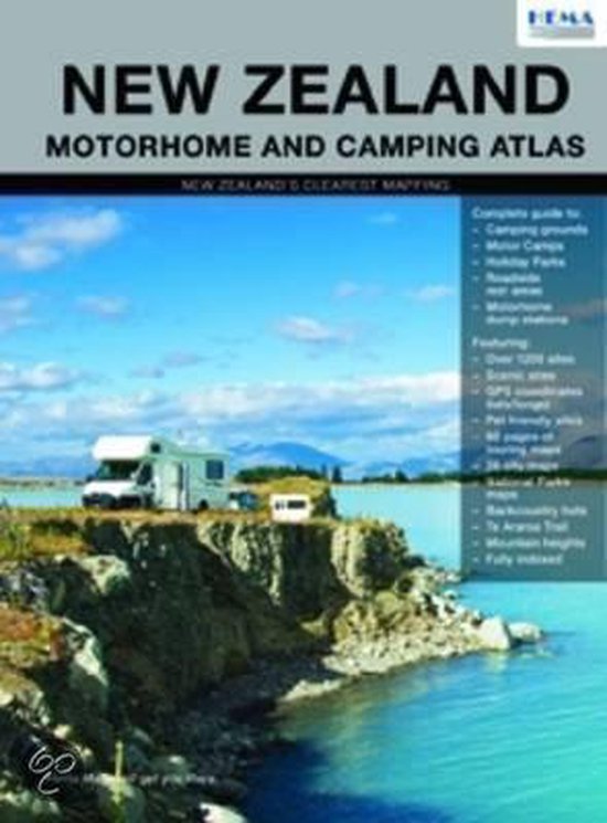 New Zealand Motorhome and Camping Atlas 9781877302794 Hema Maps