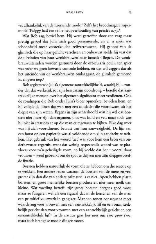 Pagina met tekst, met een paginanummer.