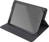 DELTACO TPF-1220, Universele tablet cover, 9 / 10.1 ", geïntegreerde standaard, 360 graden draaibaar, zwart