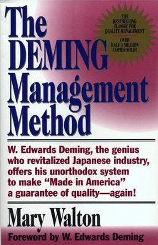 The Deming Management Method - cover