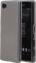 Sony Xperia Z5 Compact TPU Hoesje Transparant Wit