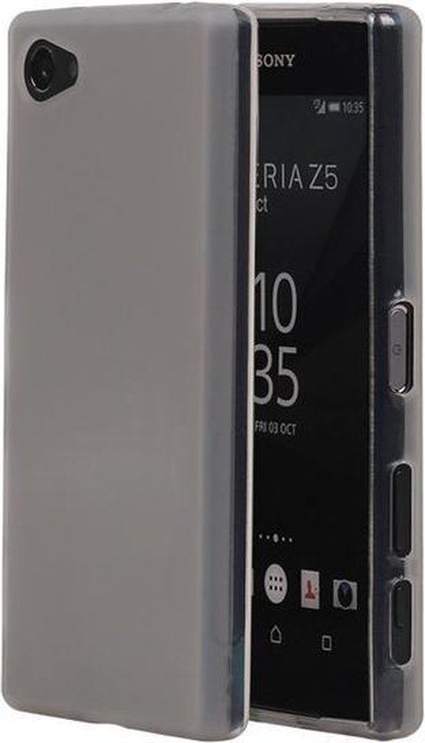 Sony Xperia Z5 Compact TPU Hoesje Transparant Wit | bol.com