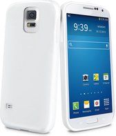 Muvit - miniGel Glossy Case - Samsung Galaxy S5 (Plus) - wit