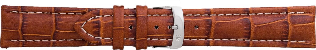 Morellato Horlogebandje - Morellato horlogeband U3252 Plus - leer - Bruin - bandbreedte 24.00 mm