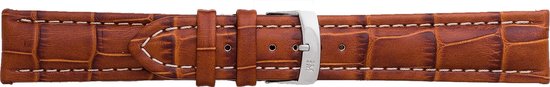 Morellato Horlogebandje - Morellato horlogeband U3252 Plus - leer - Bruin - bandbreedte 24.00 mm