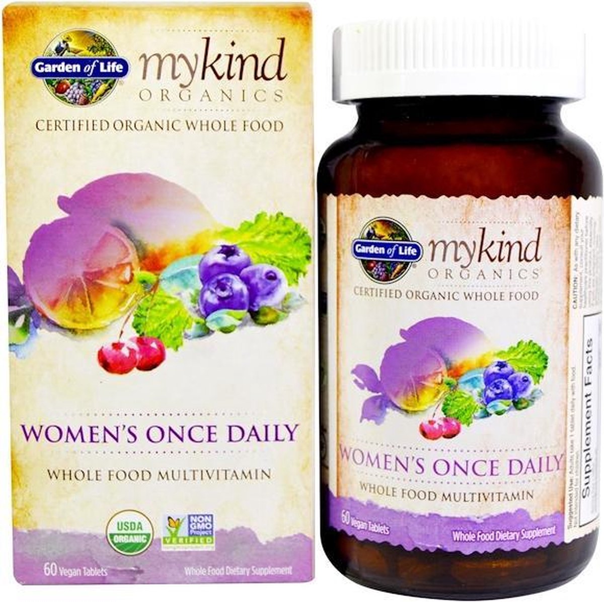 MyKind Organics- Women's Once Daily (60 tablets) - Garden of Life