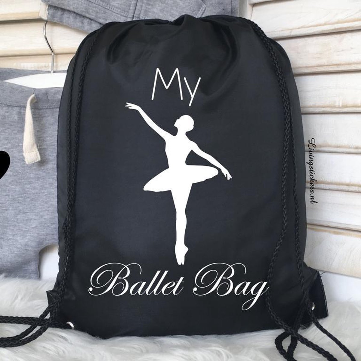 Tas rugzak nylon-gymtas meisje-jongen-my ballet bag
