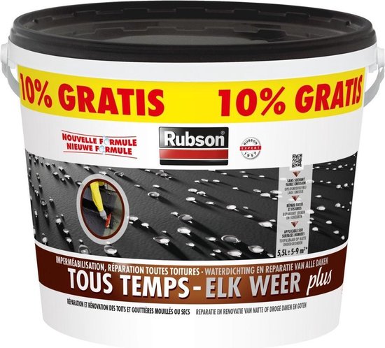 Rubson All Weather Plus + 10% de revêtement de toiture et de