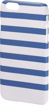 Hama Cover Stripes iPhone 6 blauw/wit