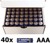 40-Pack Varta Industrial LR03 AAA 4003 alkalisch
