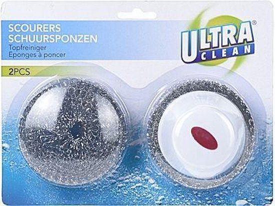 Ultra Clean Schuurspons Set - 2 Stuks