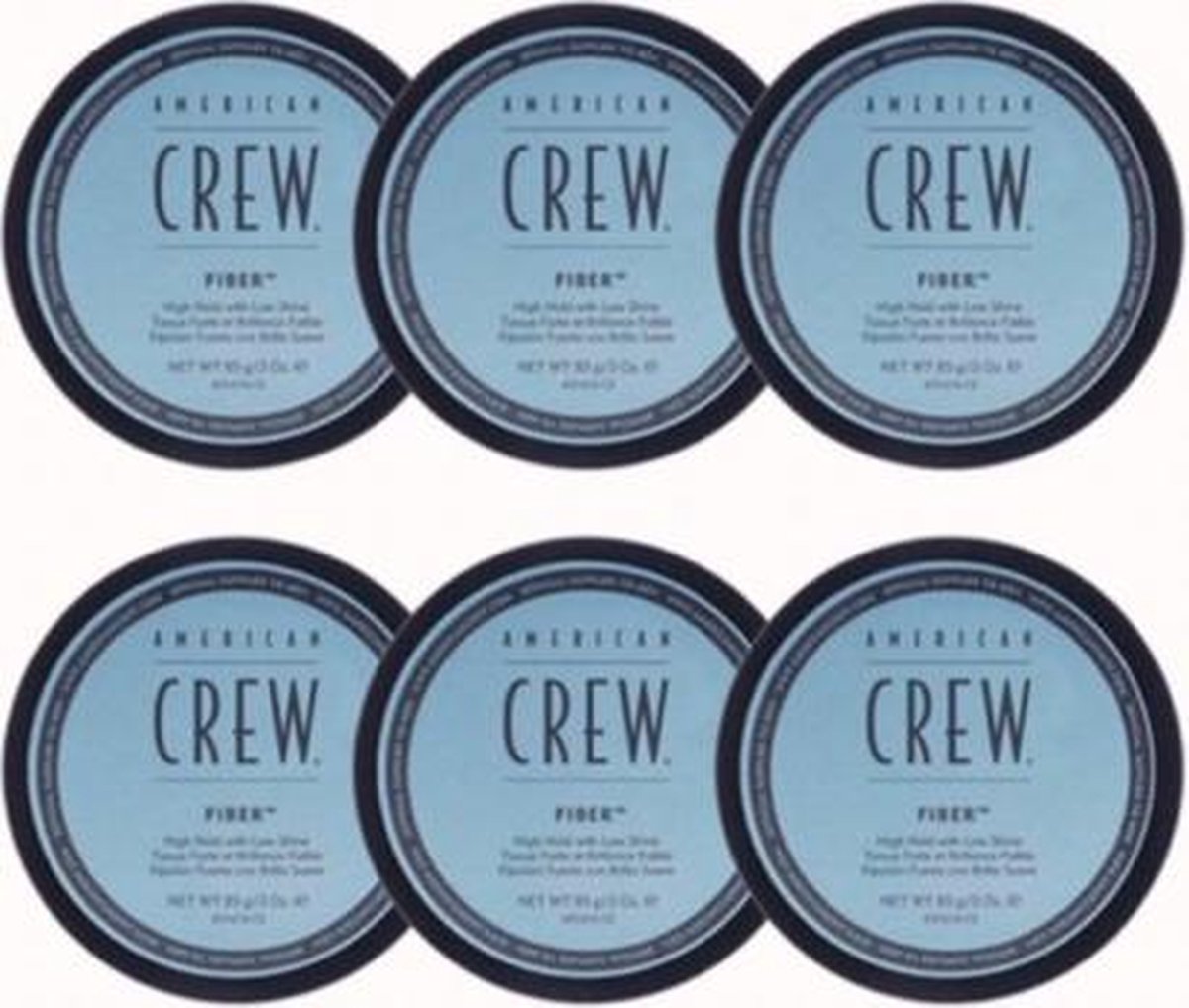 American Crew Fiber Six Pack - Styling crème - 6x 85 g