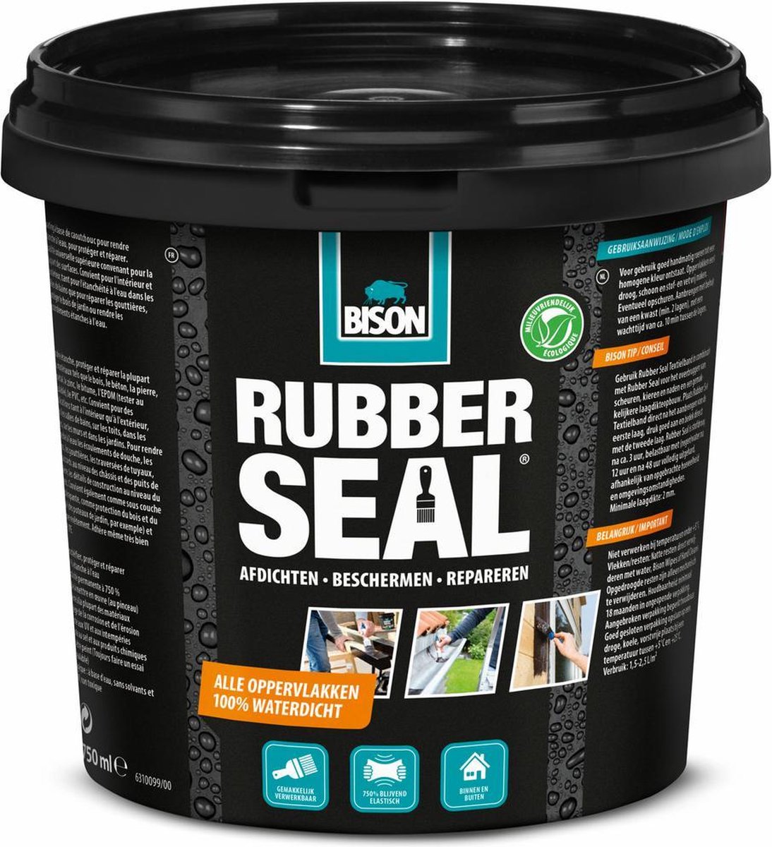 Bison Rubber Seal - 0,75 liter | bol.com