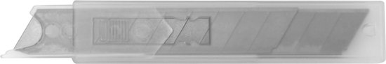 Steelwood Afbreekmes - Staal - 9 mm - Navulling 10 stuks - In houder