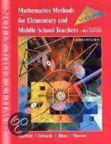 Mathematics Methods For Elementary And Middle School Teachers