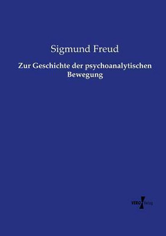 Zur Geschichte der psychoanalytischen Bewegung - cover
