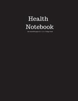 Health Notebook 200 Sheet/400 Pages 8.5 X 11 In.-College Ruled