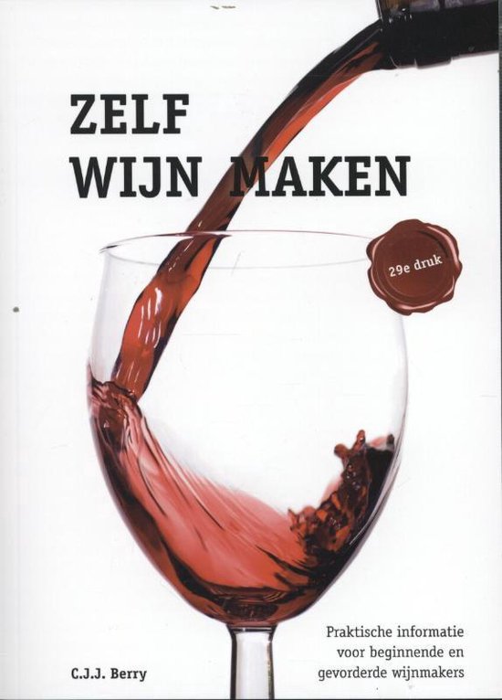 Cover van het boek 'Zelf wijn maken' van C.J.J. Berry