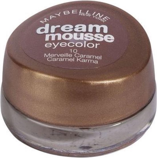 Fard à Paupières Maybelline Dream Mousse Caramel Karma - Teint Caramel, Texture Mousse Légère - Neuf Dans Son Emballage