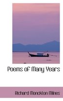 Poems of Many Years