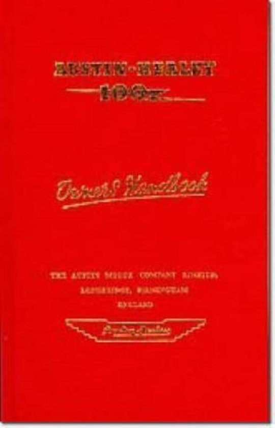 Austin Healey 100 Handbook