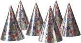 48 stuks: Set 6 Holografische hoedjes
