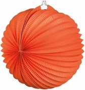 Lampion oranje 22 cm