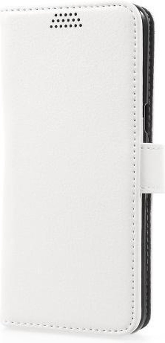 Samsung Galaxy S8 Litchi portemonnee hoesje - wit
