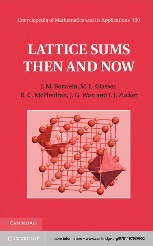 Encyclopedia of Mathematics and its Applications 150 - Latti ... - cover