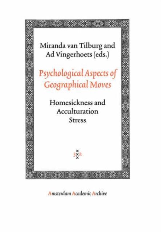 Cover van het boek 'Psychological Aspects of Geographical Moves'