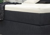 Senzatione katoen satijn Splittopper Hoeslaken wit - 200x210+15