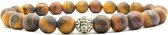 Beaddhism - Armband - Matt Tiger - Gosha - 8 mm - 19 cm