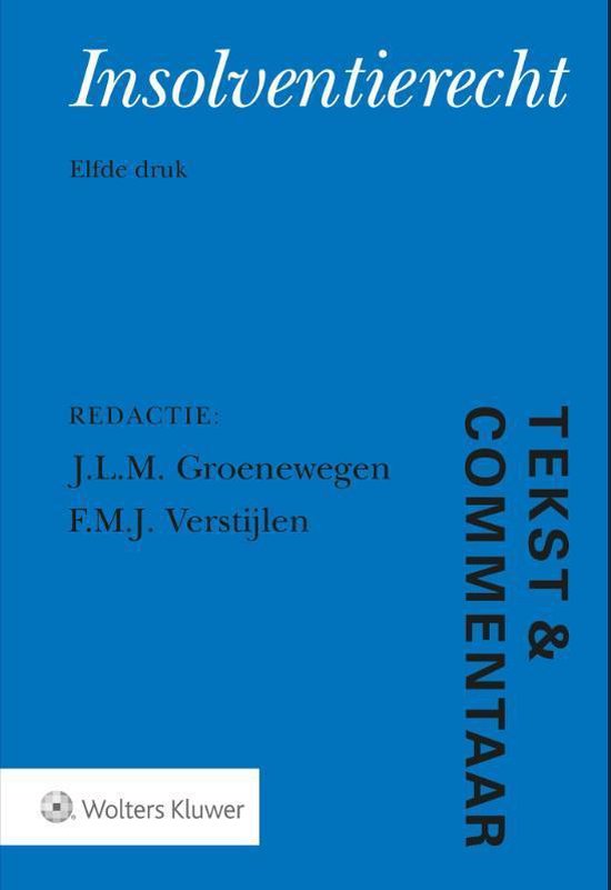 Tekst & Commentaar  -   Insolventierecht - cover