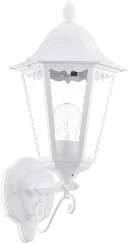 Eglo - Buiten-Wandlamp Opwaarts Wit Navedo