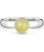 Quinn - zilveren ring met citroenkwarts - 021202648