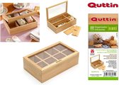 Quttin - theedoos - bamboe - tot 120 theezakjes