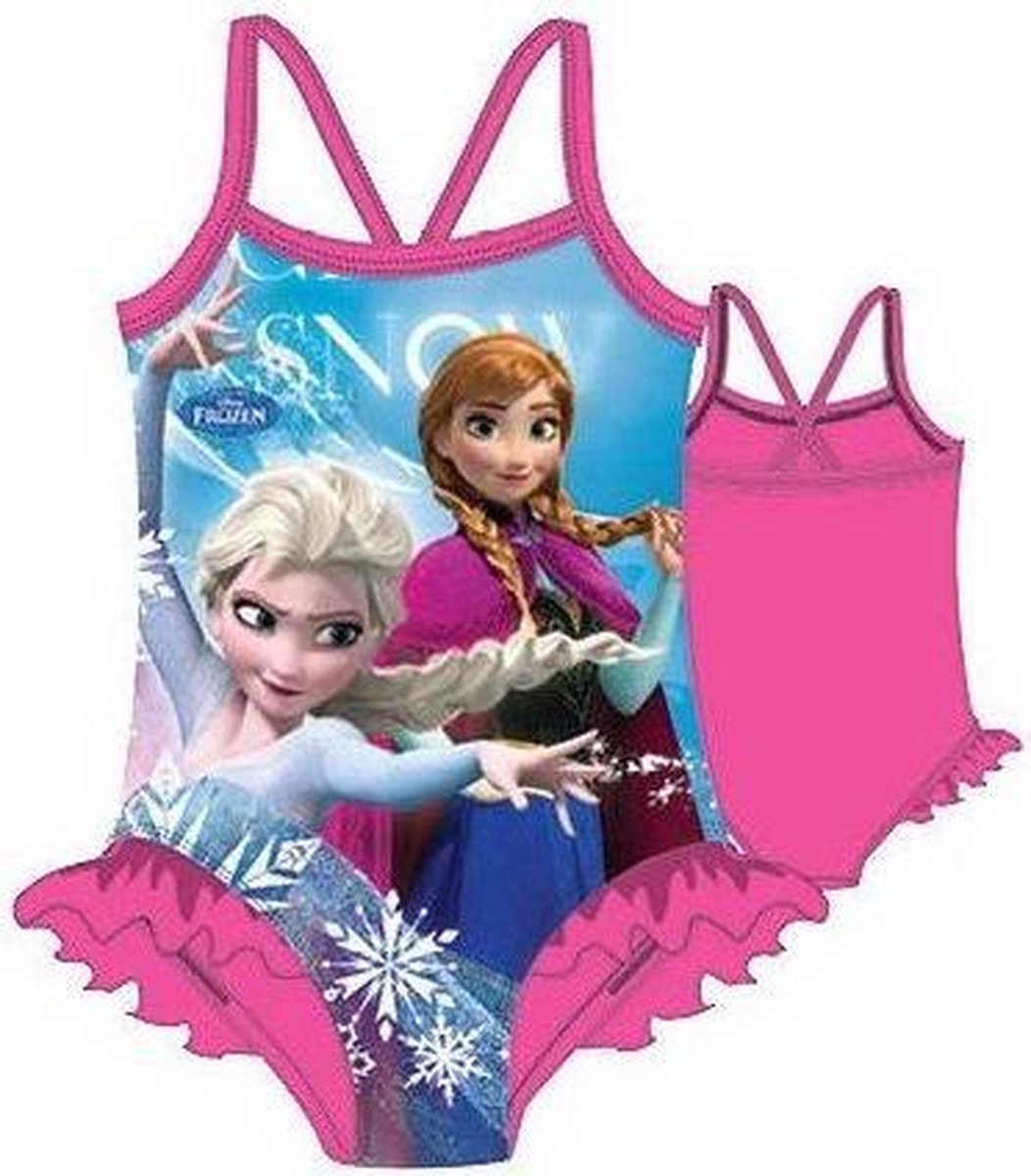 Frozen Badpak Roze, maat 128