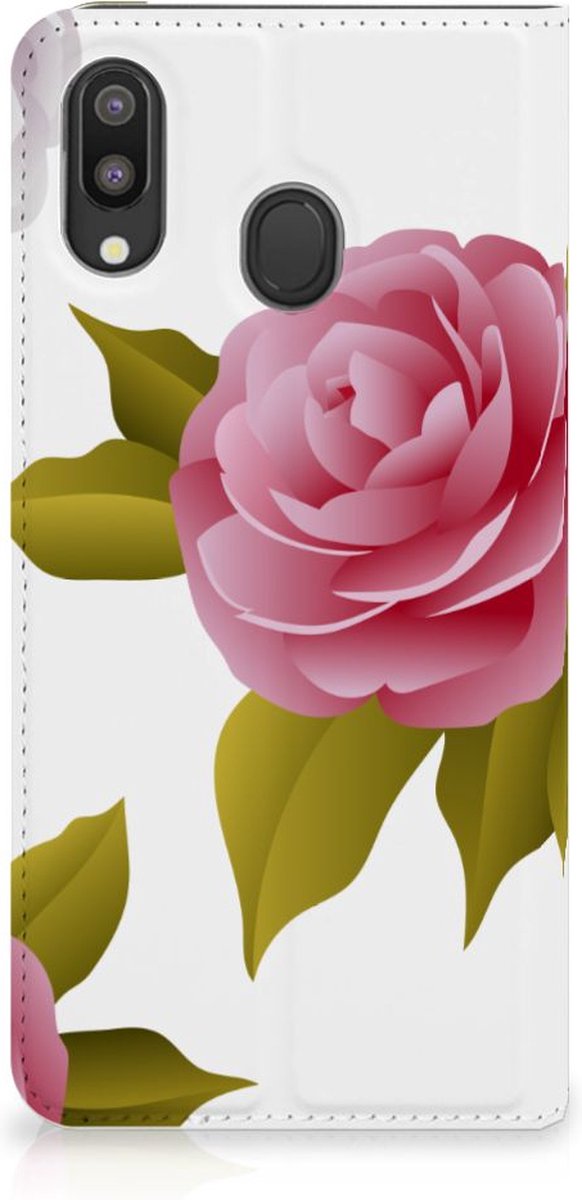 Samsung Galaxy M20 Smart Cover Roses