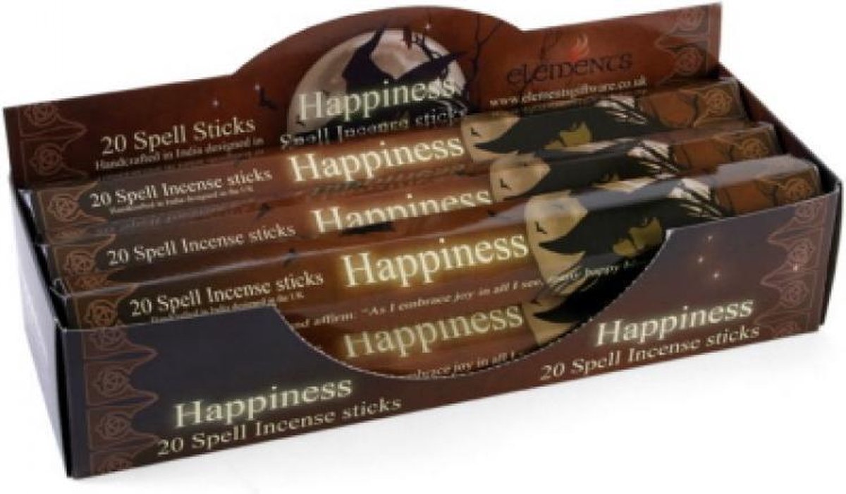 Lisa Parker - wierook Happiness Spell - doos van 6 pakjes