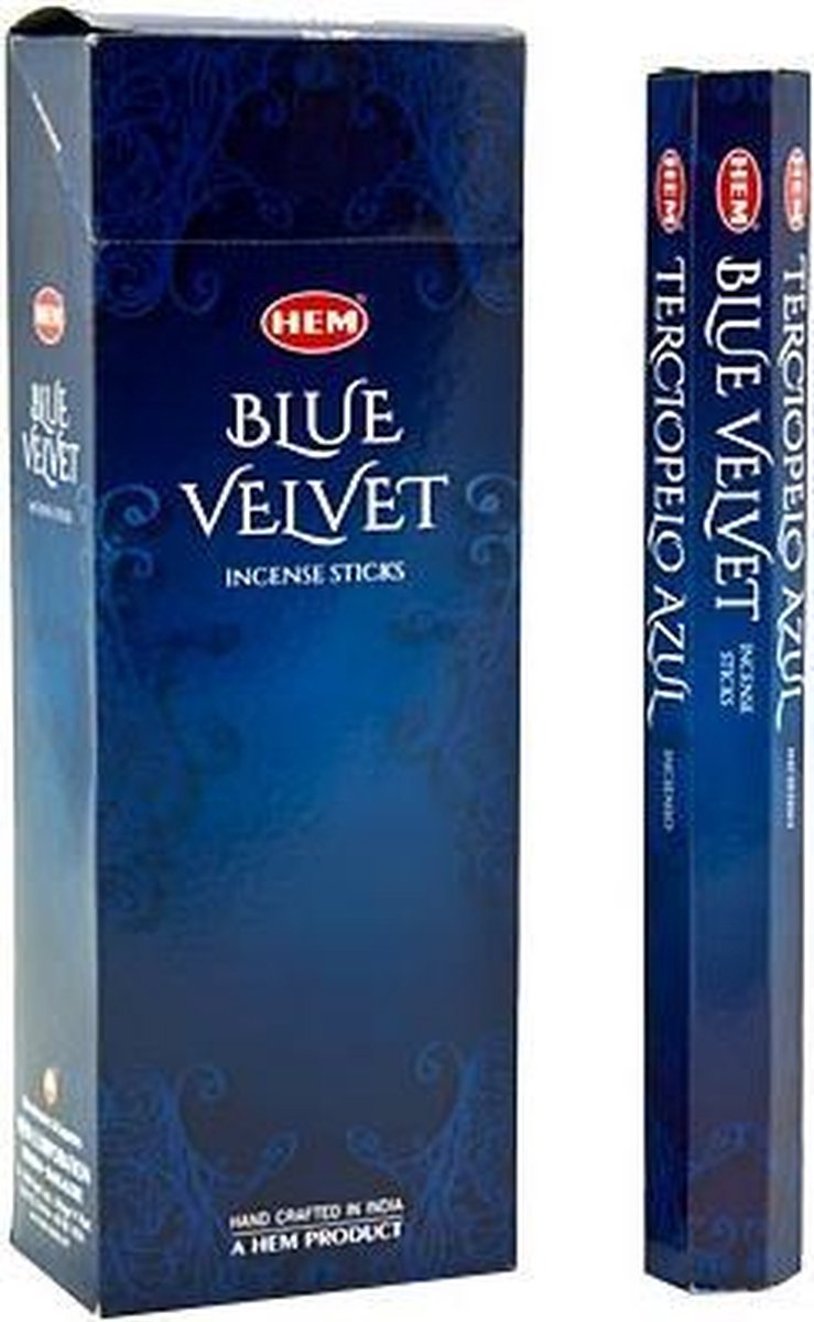 HEM Wierook - Blue Velvet - Slof (6 pakjes/120 stokjes)