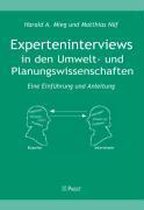 Experteninterview in den Umwelt- und Planungswissenschaften