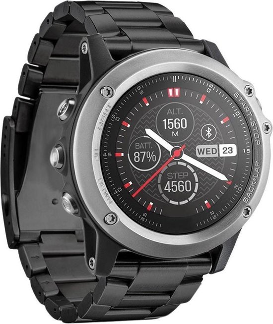 RVS Horloge Band Voor Garmin Fenix 3 / 3HR - Watchband - Strap Armband -  Metalen... | bol.com