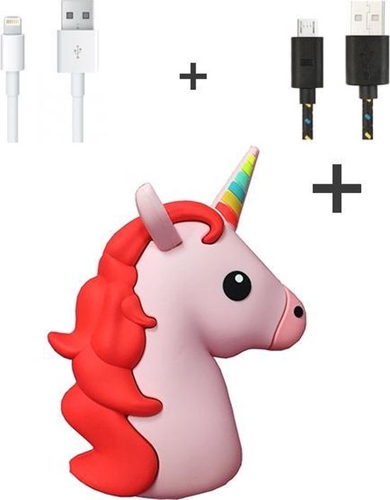 Powerbank Eenhoorn Unicorn Emoji Power Bank met Gratis Hoge | bol.com