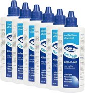 Eye Fresh 6 x 360 ml - Solution pour lentilles de contact souples - Pack économique