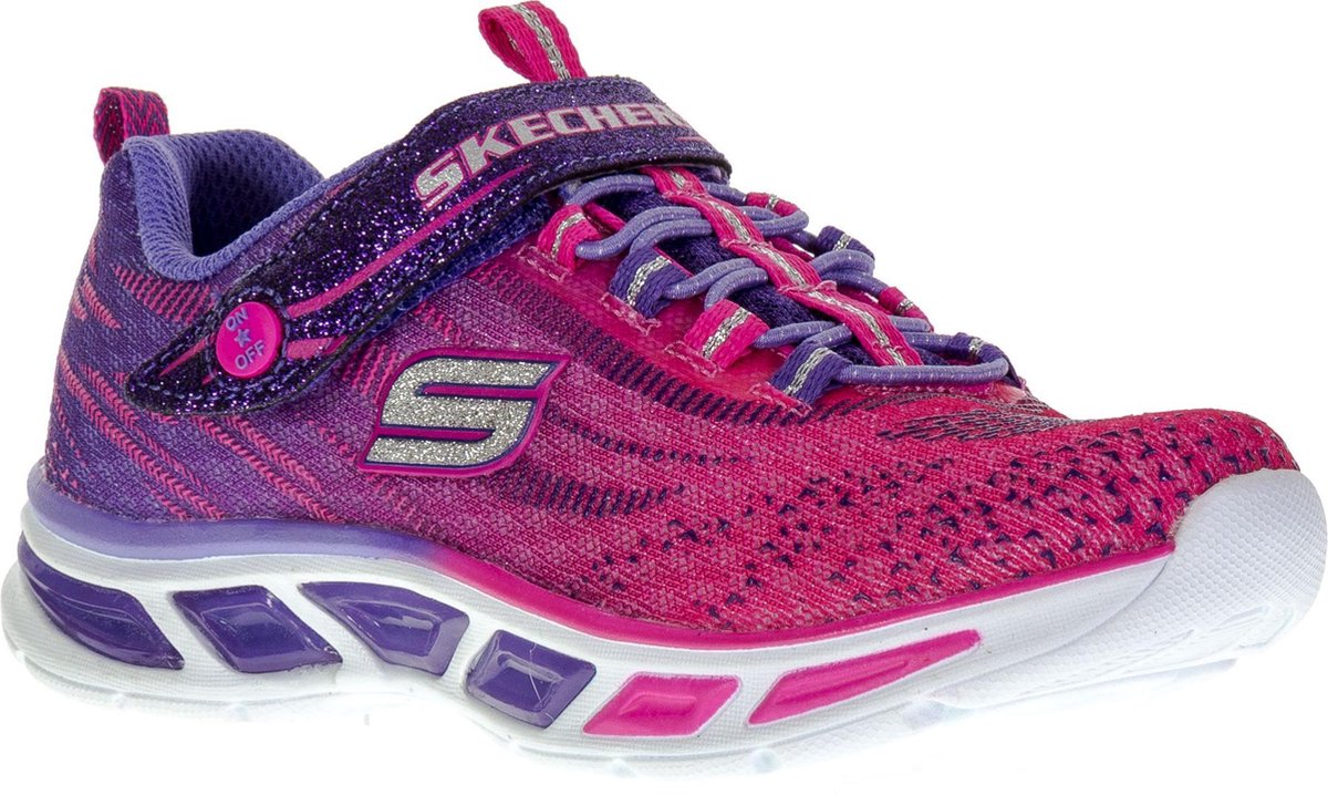 Skechers S Light-Litebeams Sportschoenen - Maat 32 - Meisjes - roze/paars |  bol.com