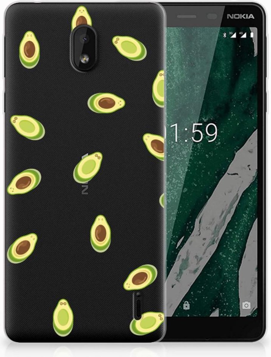 TPU Hoesje voor Nokia 1 Plus Siliconen Case Avocado